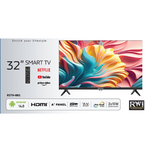 RSTV-881 LED Smart TV 32" - Quickee RSTV-881 LED Smart TV 32"