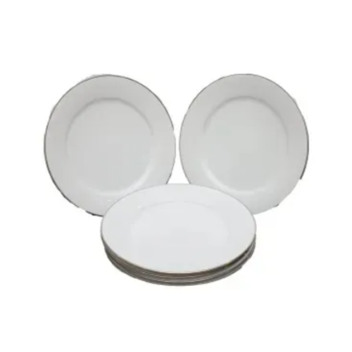 Silver Line Rattota 6pc Dinner Set - R16008 - Quickee Silver Line Rattota 6pc Dinner Set - R16008