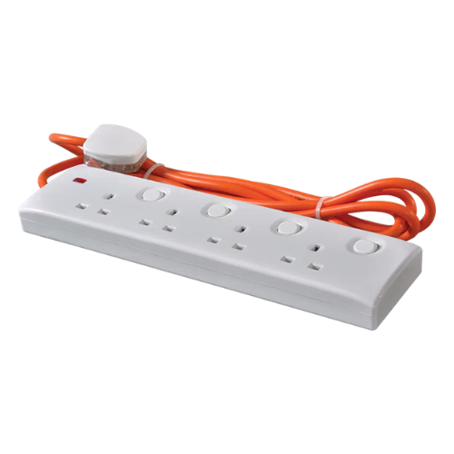 13A Trailing Socket 5MTS Wire-187-1004 - Quickee 13A Trailing Socket 5MTS Wire-187-1004
