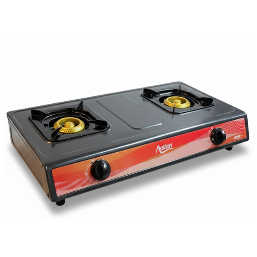 Aklan Two Burner Gas Cooker-ANS GC 222 NS - Quickee Aklan Two Burner Gas Cooker-ANS GC 222 NS