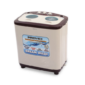 Maroon Innovex Semi/A Washing Machine-6.5 KG-WMDSAN65P