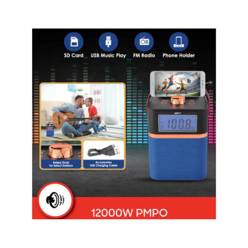 Sanford Rechargeable Bluetooth Portable Speaker - SF2212PS - Quickee Sanford Rechargeable Bluetooth Portable Speaker - SF2212PS