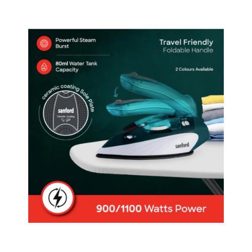 Sanford Travel Dry Iron - SF44TSI BS - Quickee Sanford Travel Dry Iron - SF44TSI BS