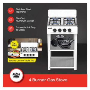 Sanford 4 Burner Gas Stove With Stand - SF-5460GC
