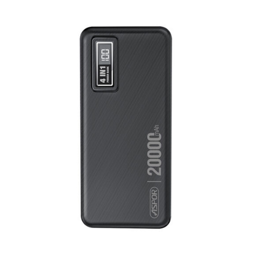 Aspor 4-in-1 20000mah Power Bank Black A301 - Quickee Aspor 4-in-1 20000mah Power Bank Black A301 - Image 3