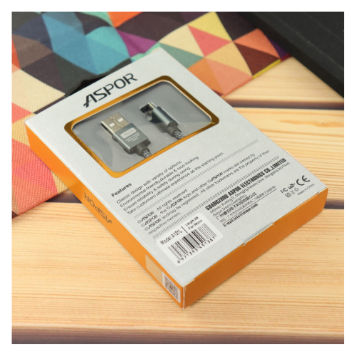 Aspor A131L Micro USB Data Cable - Quickee Aspor A131L Micro USB Data Cable