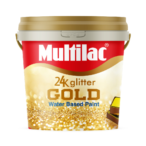 Multilac Glitter Gold 24K (Water Base) - Quickee Multilac Glitter Gold 24K (Water Base)