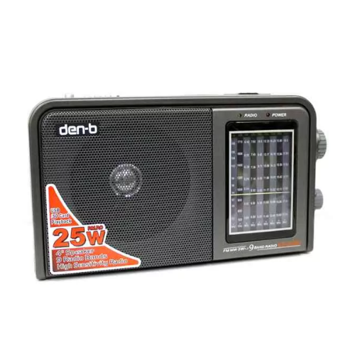Den-B Rechargeable Radio With Bluetooth - KS-828U - Quickee Den-B Rechargeable Radio With Bluetooth - KS-828U