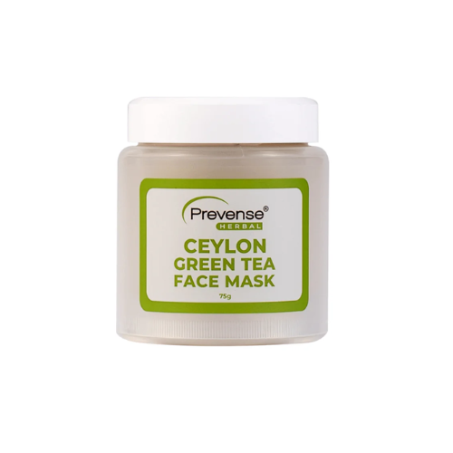 Prevense Herbal Ceylon Green Tea Mask 75g - Quickee Prevense Herbal Ceylon Green Tea Mask 75g